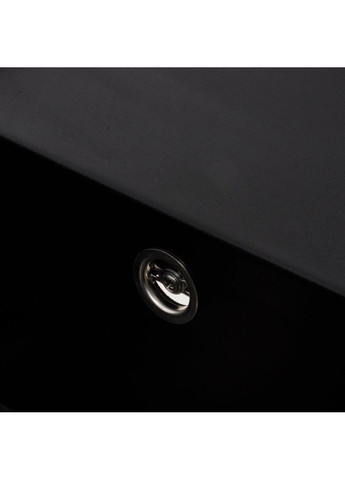 Гранітна мийка для кухні 9651 ATLAS матовий Чорний Valeso (365877877)