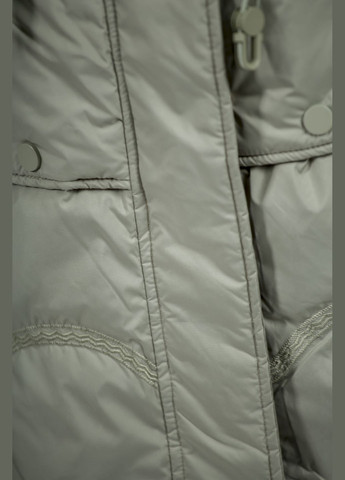 Оливковий зимній Пуховик No Brand