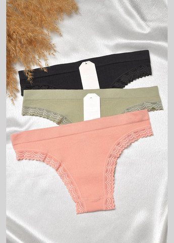 Набор трусов женских 3 штуки Let's Shop (303261133)