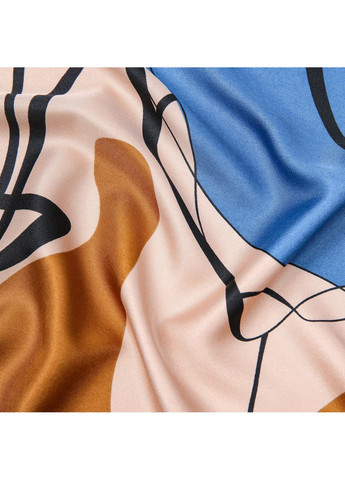 Хустка жіноча з принтом атлас різнокольорова ЛІВОРНО LuckyLOOK 752-931 (324741750)