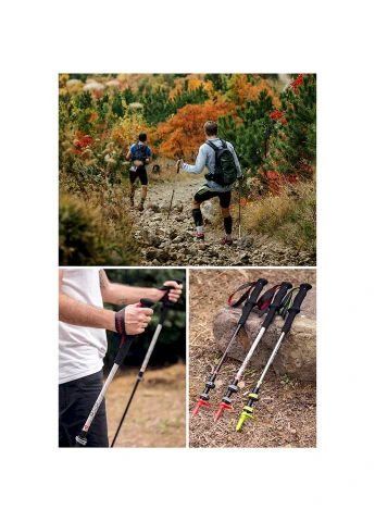 Треккинговая палка 3-секционная ST06 NH17D006-D, серебристая Naturehike (386506714)