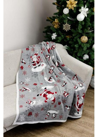 Плед Морозний Санта Різнокольоровий 90х130 см (7514) Прованс (362135282)