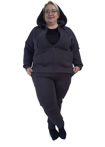 Костюм спортивний жіночий тринитка у кольорі світло батальний розмір No Brand (367166433)