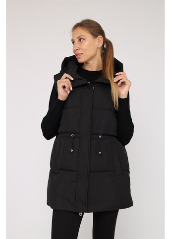 Жилет утепленный женский цвет черный CB-00277854 Yuki (361497979)