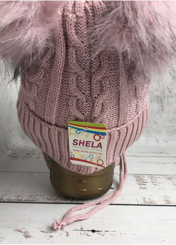 Шапка детская на девочку Розовый (483-1) Shela (366276919)