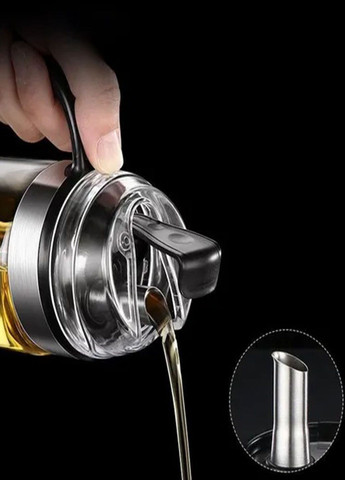 Стеклянная бутылка диспенесра для масла и уксуса с дозатором с автоматическим открытием 550 мл Frico fru-119 (289391284)