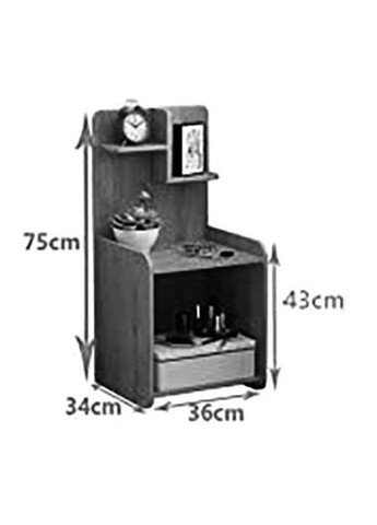 Приліжкова тумба з дерева Леконі 1 барбі (ПТМ-101350) No Brand (328080617)