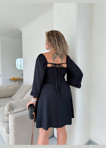 Чорна сукня Garna однотонна