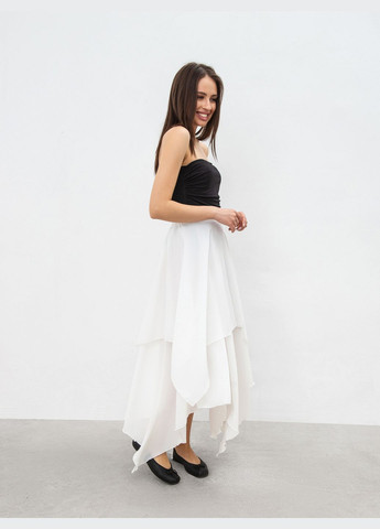 Молочная однотонная юбка Romashka