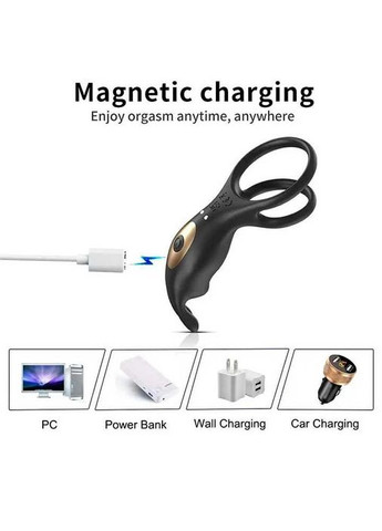 Смарт виброкольцо на пенис и мошонку Love Spouse "Rabbit" No Brand (372502378)