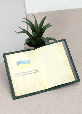 Обкладинка на паспорт шкіряна 07115 зелений пітон HandyCover (280918001)