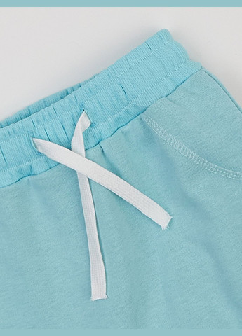 Бирюзовый демисезонный комплект для малышей: молочная кофточка и бирюзовые штанишки KRAKO