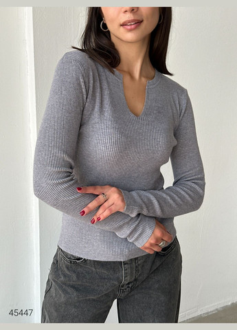 Жіночий лонгслів в рубчик Liton (316115260)