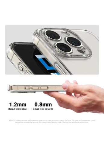 Чохол до мобільного телефона (ARM81593) ArmorStandart Air Samsung S25 Plus Camera cover Clear (326595041)