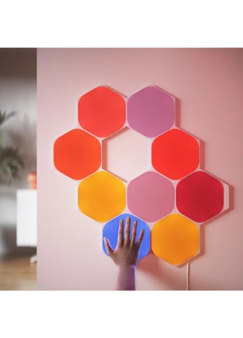 Умная система освещения Shapes Hexagon Starter Kit Apple HomeKit, 15 шт. (NL42-6002HX-15PK) Nanoleaf (385773246)