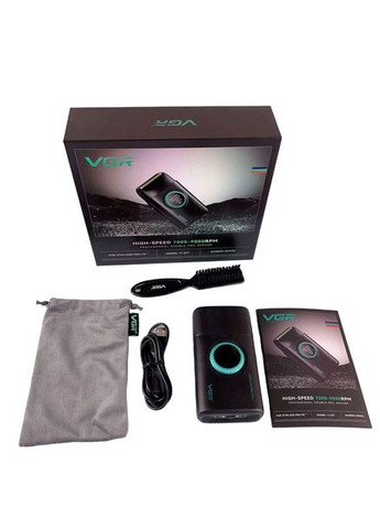 Аккумуляторная бритва с двойной сеткой портативная электробритва для сухого бритья с функцией быстрой зарядки (VG274) VGR (361161851)