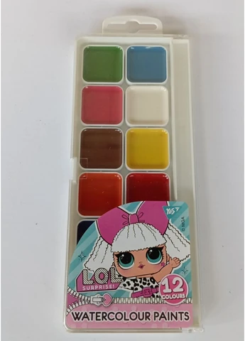 Краски акварельные YES LOL Sweety, 12 цветов No Brand (388472361)