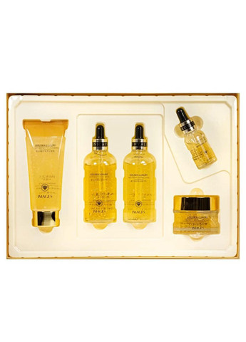 Подарунковий набір для жінок Images Golden Luxury Moisturizing із золотом, 5в1 Plus-plus (352744584)