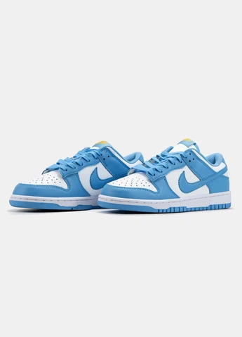 Синие всесезонные кроссовки мужские и женские nike sb dunk low safari olympics white black | найк сб данк низкие белые черные No Brand