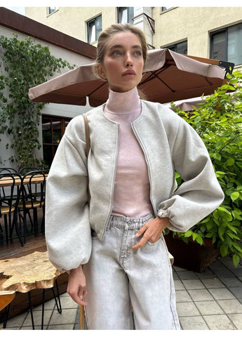 Бомбер женский KaraMix на молнии (362446775)