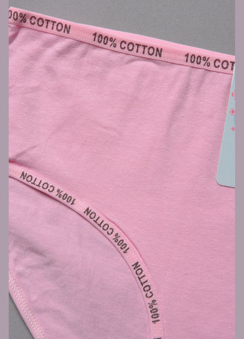 Трусы женские однотонные розового цвета Let's Shop (284117109)