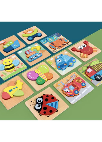 Дерев’яний пазл Корабель — розвиваюча іграшка для дітей No Brand (364553164)