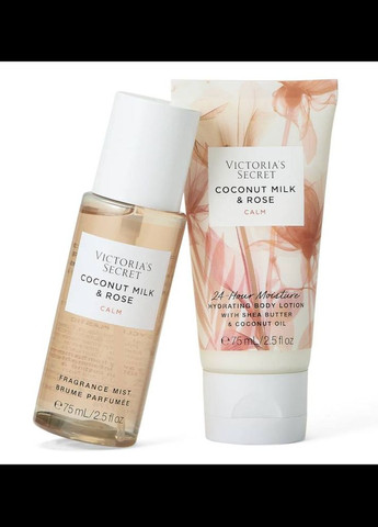Подарочный набор The Indulge Starter Kit Duo Coconut Milk & Rose 75ml, 75ml Victoria's Secret (316258701)