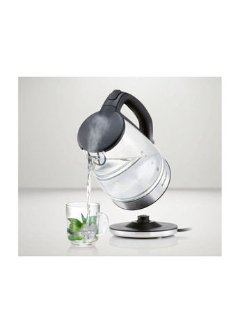 Скляний електрочайник з різнобарвною підсвіткою SilverCrest SWGF 3000 C1 (STRIX, 1.7 л, 3000 Вт, Німеччина) Silver Crest (369609534)