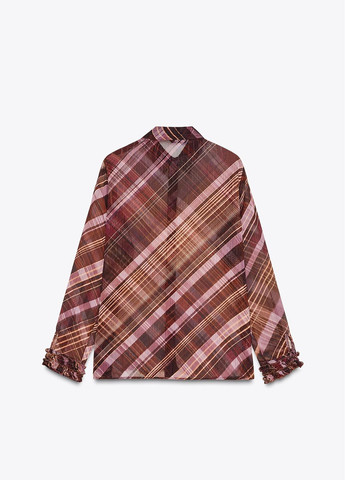 Комбинированная блузка Zara