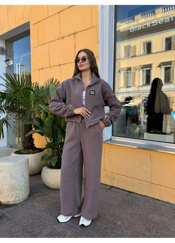 Костюм (кофта, брюки), цвет Темно-бежевый Fashion (362415647)