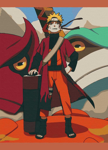 Картина за номерами Наруто з жабами 40x50 см (RB-0523) Riviera Blanca (303135916)