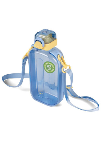 Пляшка-фляга Fusion 750 мл жовто-блакитна (708196) Yes (365824669)