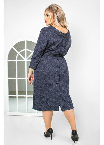 Синее повседневный, праздничный платье Zemal однотонное