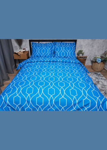 Комплект постельного белья Микросатин Premium «» семейный 160х220х2 наволочки 4х50х70 (MS-820005178) Moon&Star Ocean Breeze (293148363)