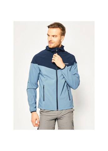 Синя вітровка чоловіча heather canyon waterproof blue wm1207-441 Columbia