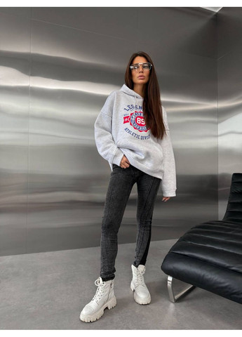 Жіноче худи вільного крою з написом Fashion (364485967)