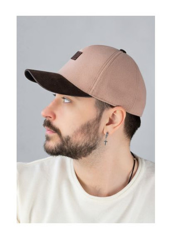 Чоловіча бейсболка кашемірова "Signature Cap", козирок екошкіра, нашивка Braxton (366340638)