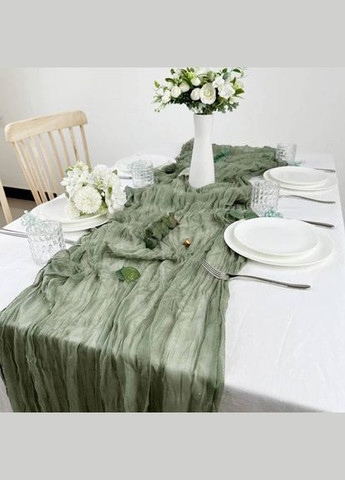 Дорожка ранер Leeseph 90х400 см зелена Malva (300860418)