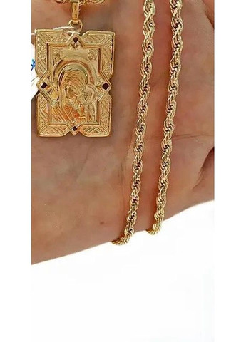 Позолоченная Цепочка 60см + Кулон. Позолота No Brand (351902899)