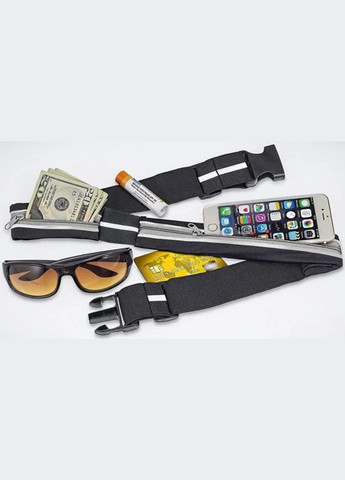 Сумка на пояс для бега спорта фитнеса бананка фиолетовая No Brand (335039608)