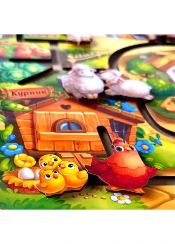 Развивающая игра Лабиринт "Ферма" (ПСД213) PSD213 Ubumblebees (396688284)