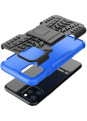 Чехол-накладка Dazzle Kickstand 2 in 1 Case Apple iPhone 11 Pro Blue Toto (301466436)
