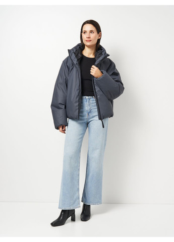 Темно-сірий демісезонний Пуховик H&M