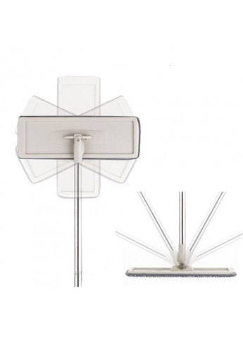 Швабра з відром Cleaning Mop LK-02 з функцією віджимання, прибирання сухими руками Бежева No Brand (340111954)