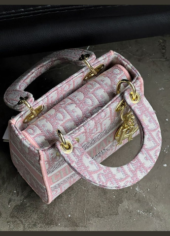 Крістіан Діор Lady small сумочка (рожевий класика) No Brand (322415456)