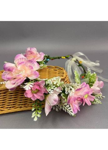 Весняний віночок із квітами азалії - бузковий Plus-plus (353393145)