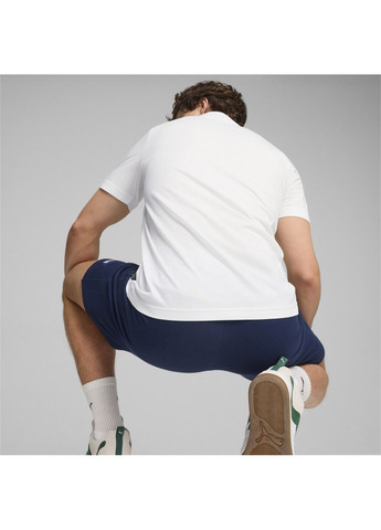 Белая футболка essentials logo men's tee Puma