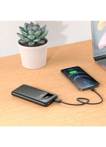 Внешний аккумулятор 22.5W fully compatible power bank(10000mAh) Black (6931474751782) Hoco J81 Fast Way (361348168)