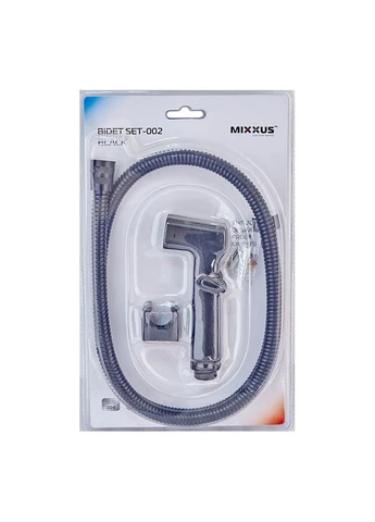 Набор для гигиенического душа Bidet SET- Black (шланг 1,2м) (LE2776) Mixxus 002 (388590822)