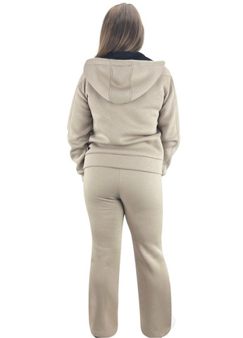 Костюм жіночий на блискавці тринитка з начосом Жемчужина стилей 1550 (316028967)